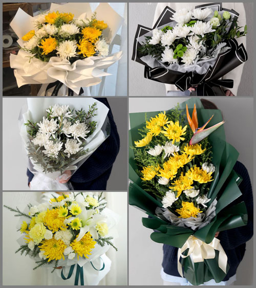 辽宁抚顺东洲区刘山街道白事花束代送